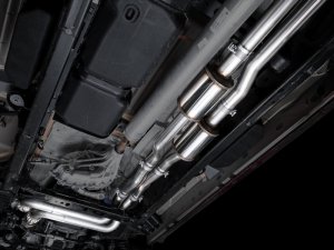 RAM 1500 Performance Exhaust - AWE Tuning - 0FG Catback Touring - Chrome Silver - `25-`27